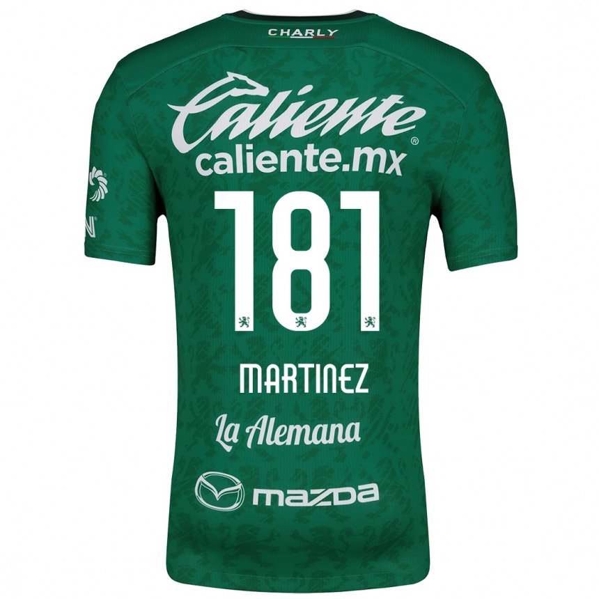 Kids Football Irving Martínez #181 Green White Home Jersey 2024/25 T-Shirt Canada