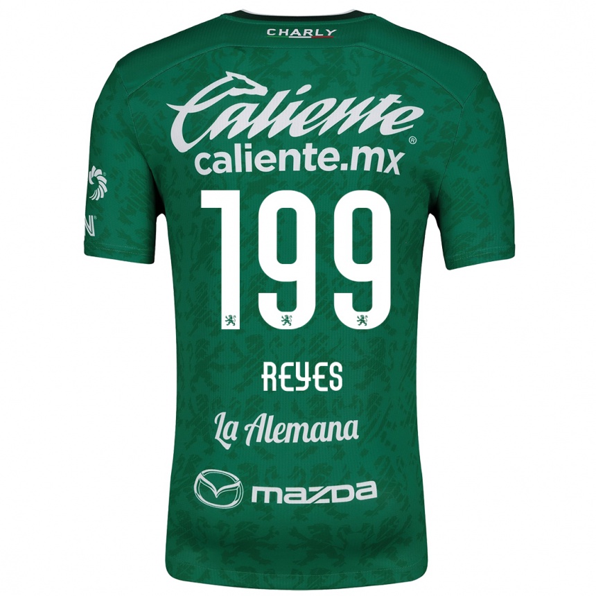 Kids Football Jonathan Reyes #199 Green White Home Jersey 2024/25 T-Shirt Canada