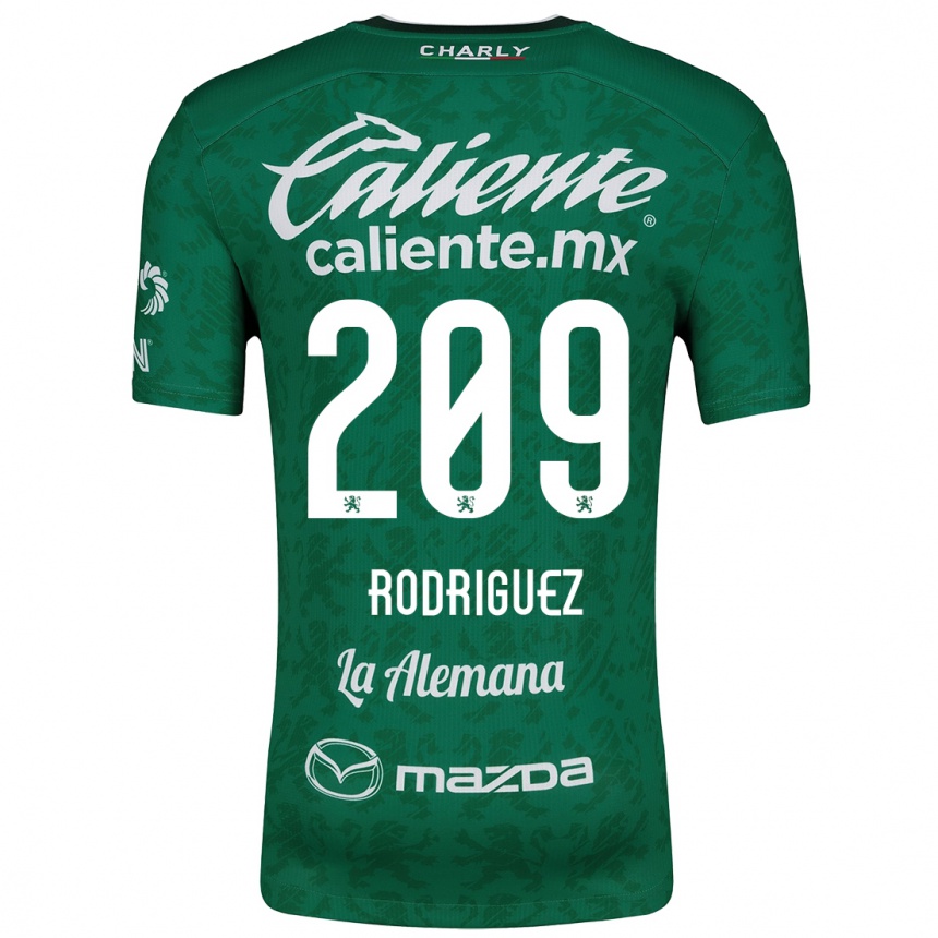 Kids Football Víctor Rodríguez #209 Green White Home Jersey 2024/25 T-Shirt Canada