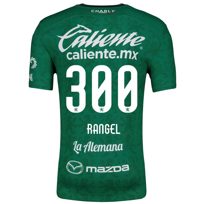 Kids Football Luis Rangel #300 Green White Home Jersey 2024/25 T-Shirt Canada