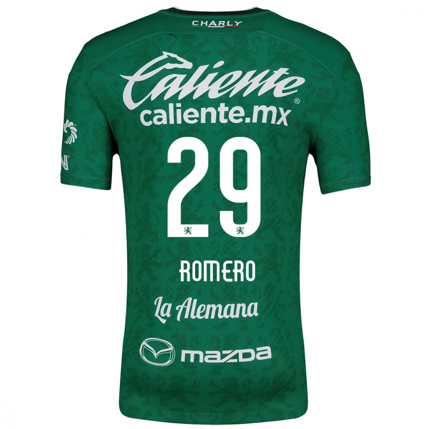 Kids Football Lucas Romero #29 Green White Home Jersey 2024/25 T-Shirt Canada