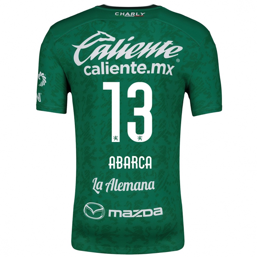 Enfant Football Maillot Vidalia Abarca #13 Vert Blanc Tenues Domicile 2024/25 Canada