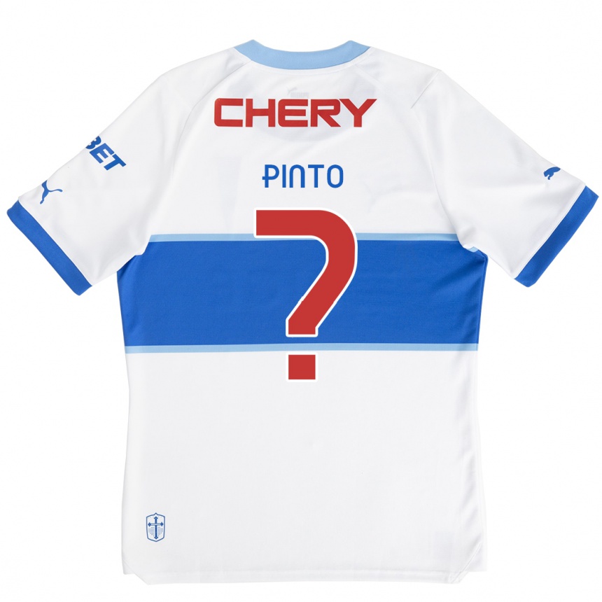 Enfant Football Maillot Pablo Pinto #0 Blanc Bleu Tenues Domicile 2024/25 Canada