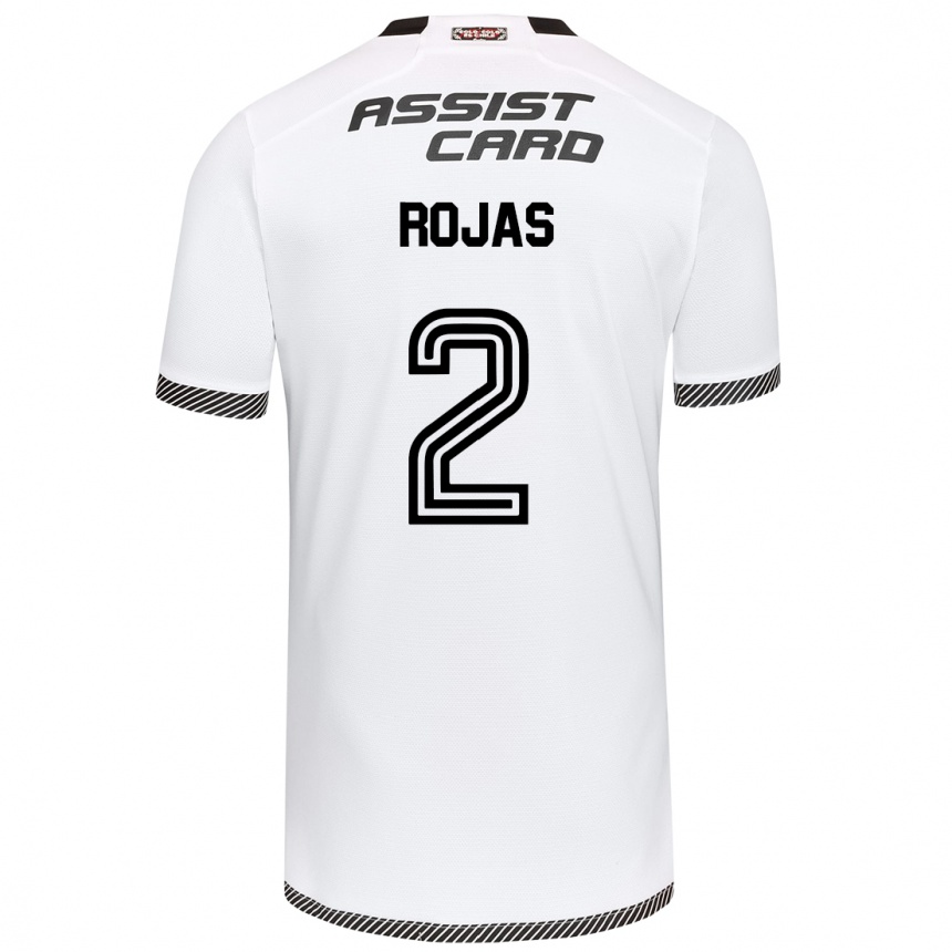 Kids Football Jeyson Rojas #2 White Black Home Jersey 2024/25 T-Shirt Canada