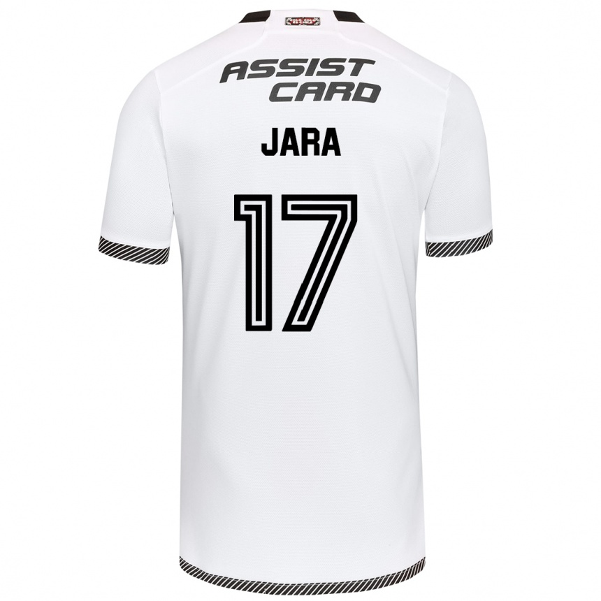 Enfant Football Maillot Ignacio Jara #17 Blanc Noir Tenues Domicile 2024/25 Canada