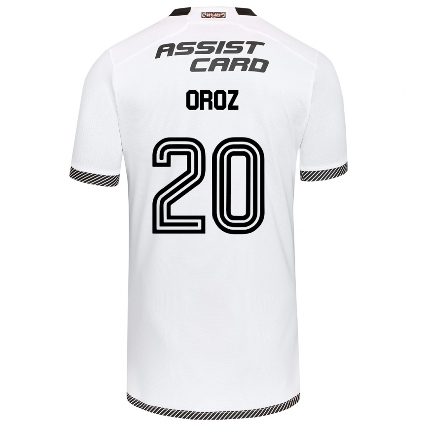 Enfant Football Maillot Alexander Oroz #20 Blanc Noir Tenues Domicile 2024/25 Canada