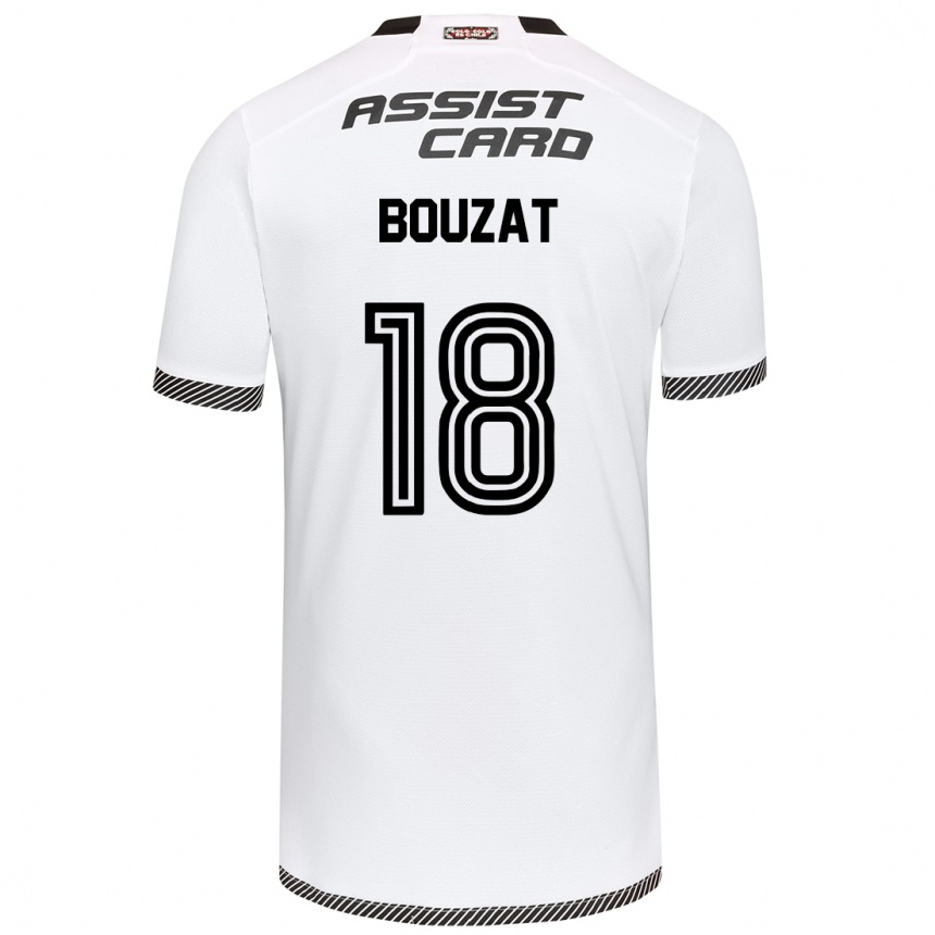 Enfant Football Maillot Agustín Bouzat #18 Blanc Noir Tenues Domicile 2024/25 Canada