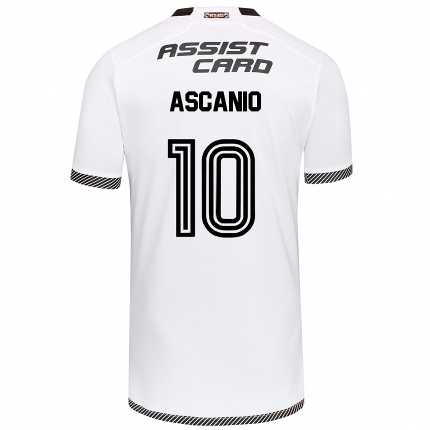 Kids Football Yusmery Ascanio #10 White Black Home Jersey 2024/25 T-Shirt Canada