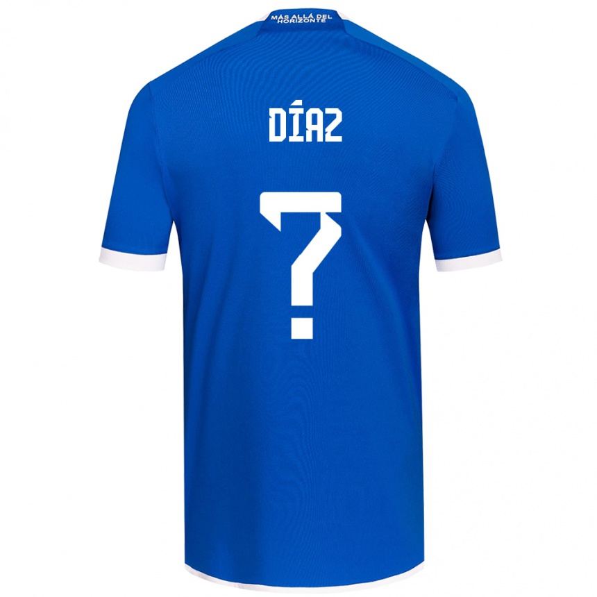 Enfant Football Maillot Antonio Díaz #0 Bleu Blanc Tenues Domicile 2024/25 Canada