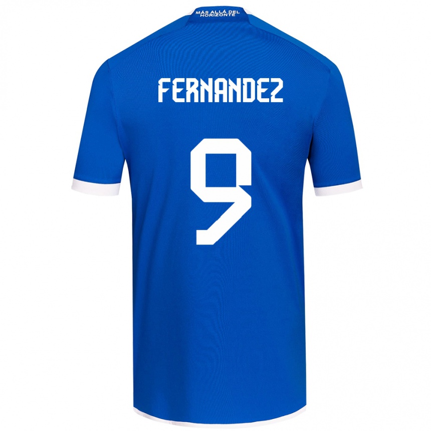 Enfant Football Maillot Leandro Fernández #9 Bleu Blanc Tenues Domicile 2024/25 Canada