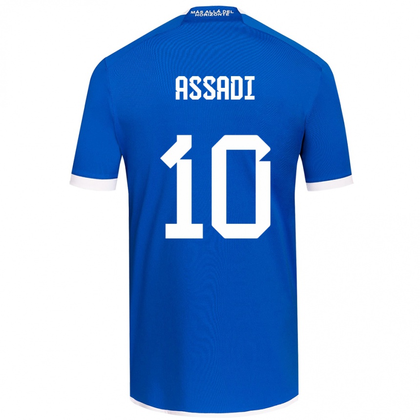 Enfant Football Maillot Lucas Assadi #10 Bleu Blanc Tenues Domicile 2024/25 Canada