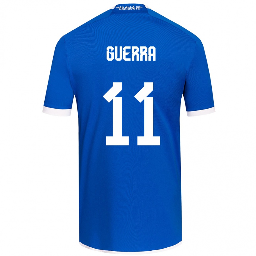 Enfant Football Maillot Nicolás Guerra #11 Bleu Blanc Tenues Domicile 2024/25 Canada