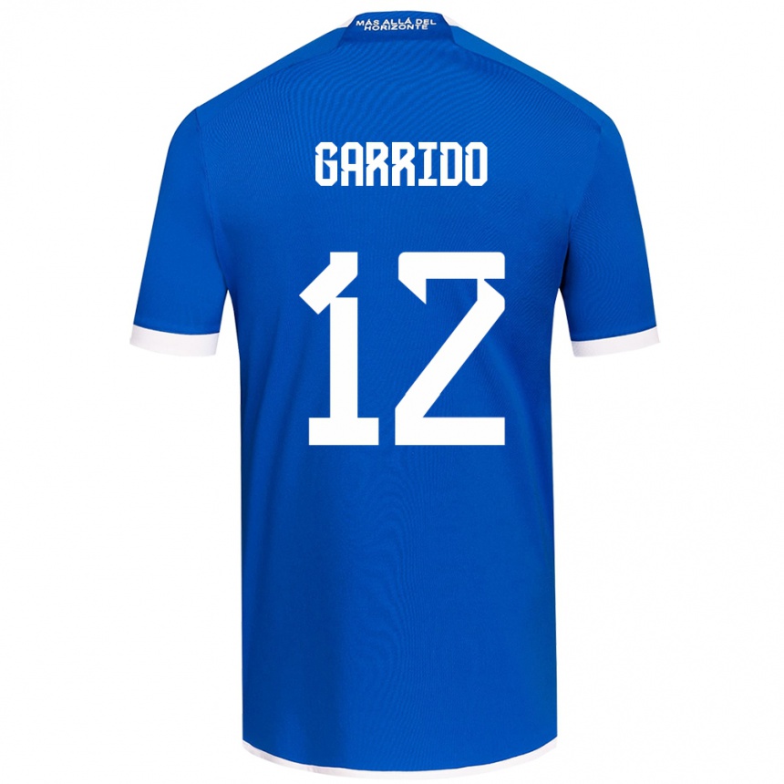 Enfant Football Maillot Pedro Garrido #12 Bleu Blanc Tenues Domicile 2024/25 Canada