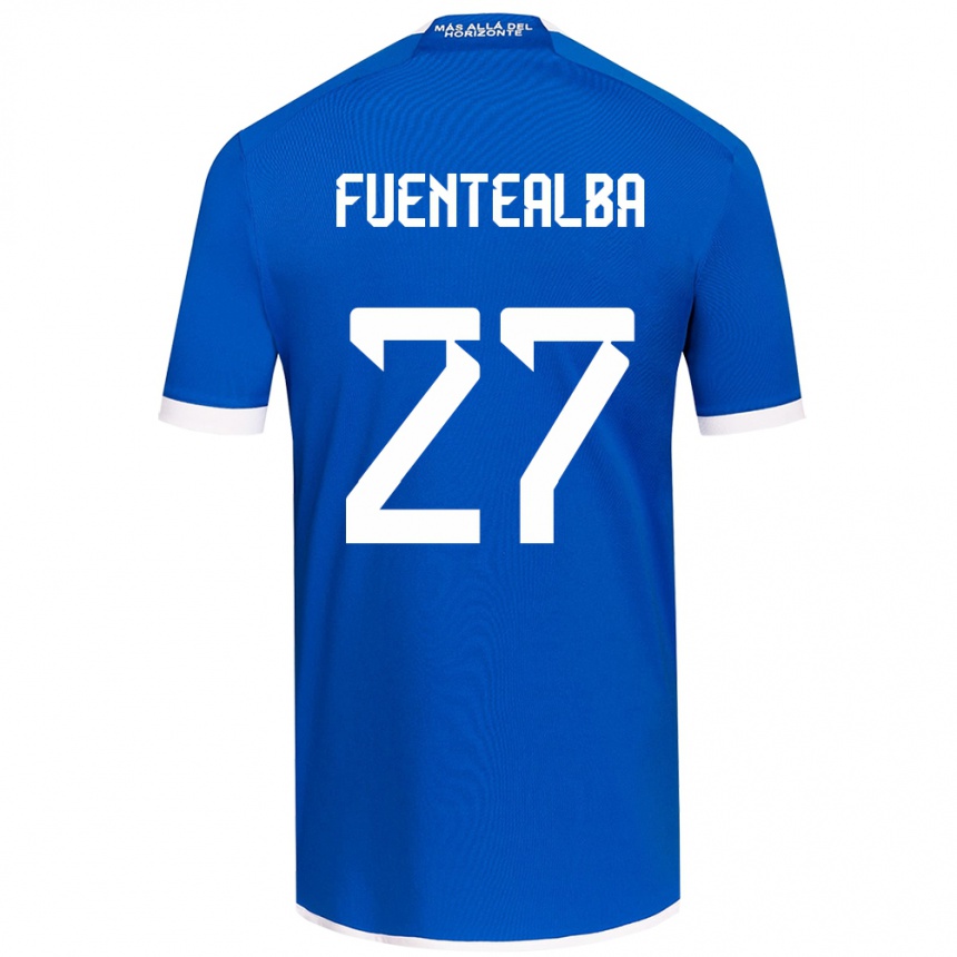 Enfant Football Maillot Jeison Fuentealba #27 Bleu Blanc Tenues Domicile 2024/25 Canada