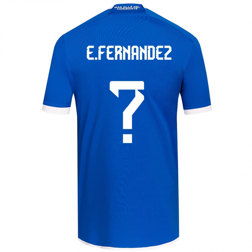 Enfant Football Maillot Enzo Fernández #0 Bleu Blanc Tenues Domicile 2024/25 Canada