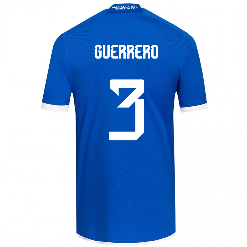 Kids Football Carla Guerrero #3 Blue White Home Jersey 2024/25 T-Shirt Canada