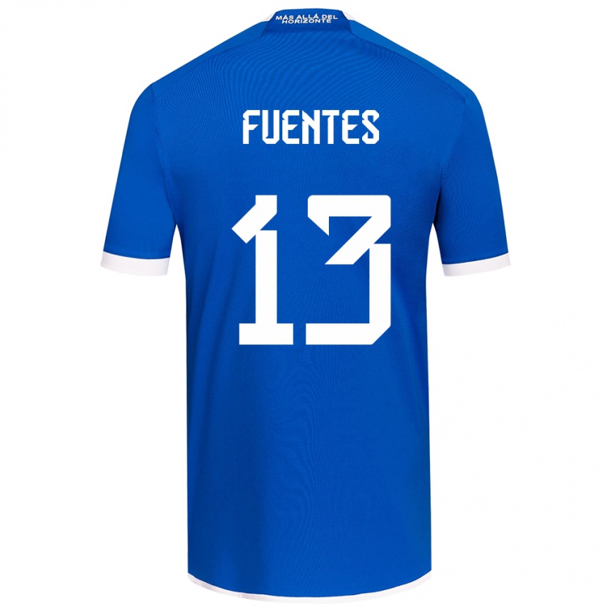 Kids Football Karen Fuentes #13 Blue White Home Jersey 2024/25 T-Shirt Canada