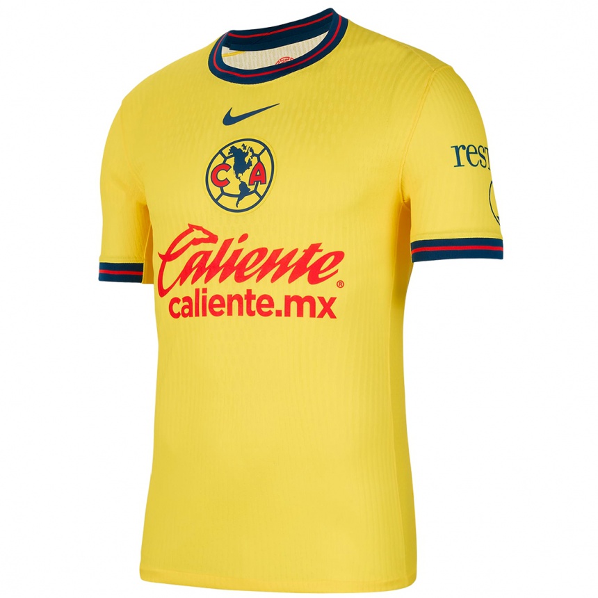 Kids Football Santiago Camarena #237 Yellow Blue Home Jersey 2024/25 T-Shirt Canada