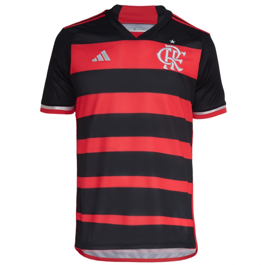 Enfant Football Maillot Ainoã #0 Rouge Noir Tenues Domicile 2024/25 Canada