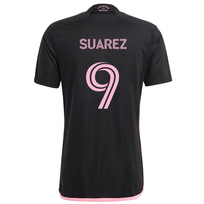 Enfant Football Maillot Luis Suárez #9 Noir Tenues Extérieur 2024/25 Canada