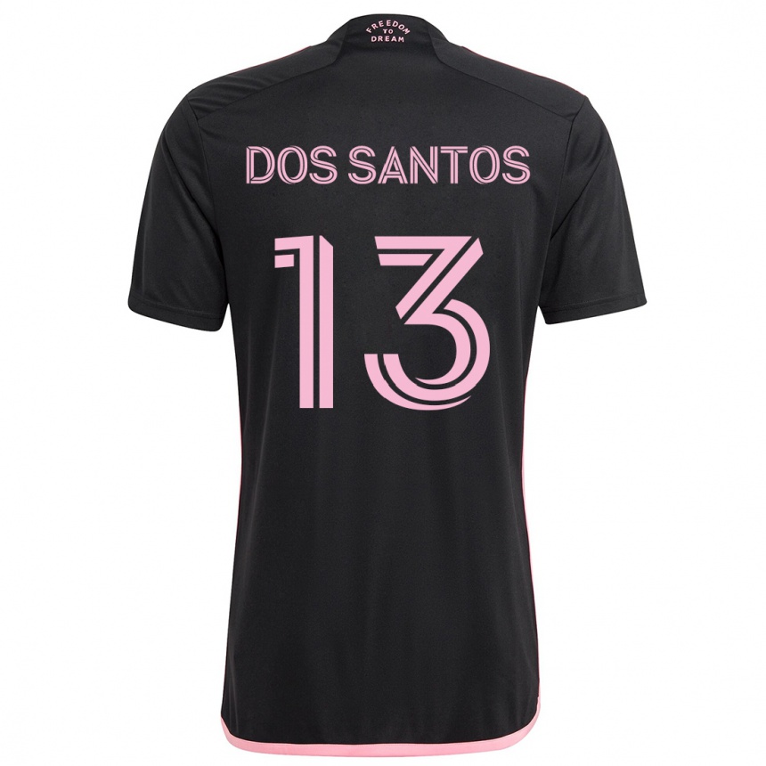 Enfant Football Maillot Cj Dos Santos #13 Noir Tenues Extérieur 2024/25 Canada