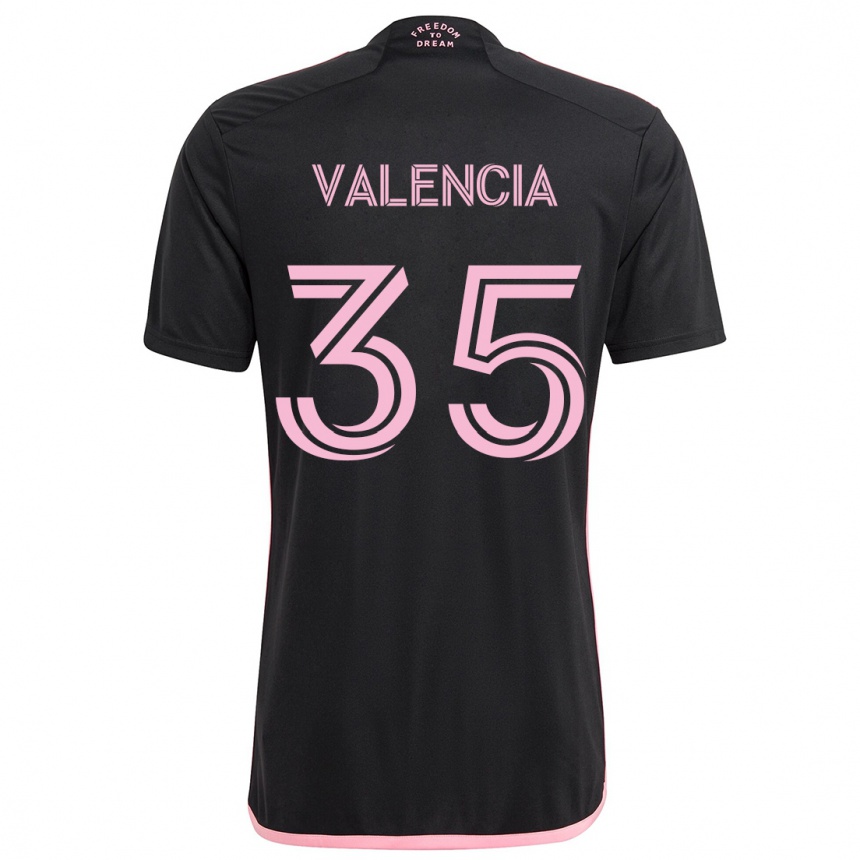 Enfant Football Maillot Felipe Valencia #35 Noir Tenues Extérieur 2024/25 Canada