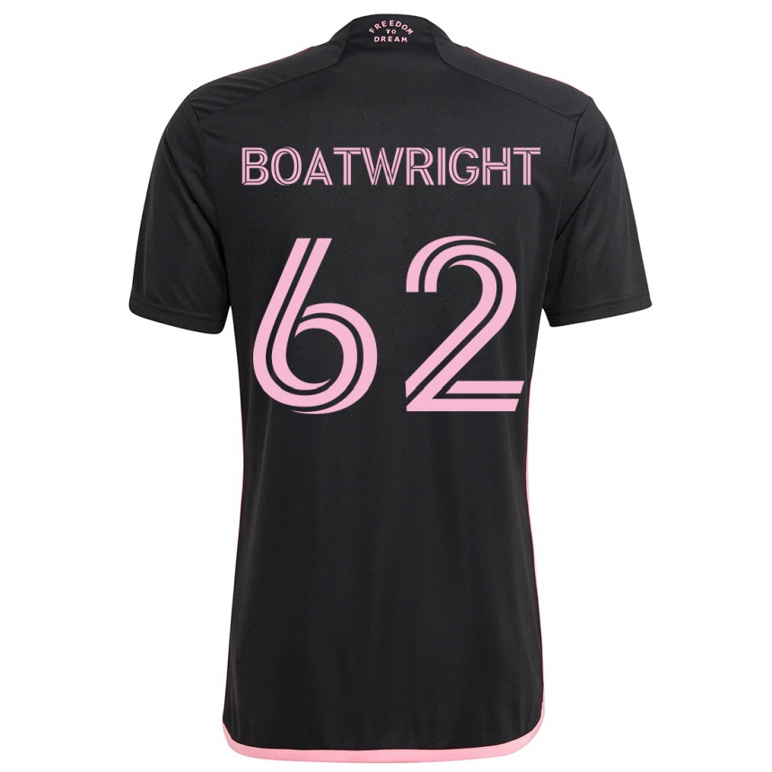 Enfant Football Maillot Israel Boatwright #62 Noir Tenues Extérieur 2024/25 Canada