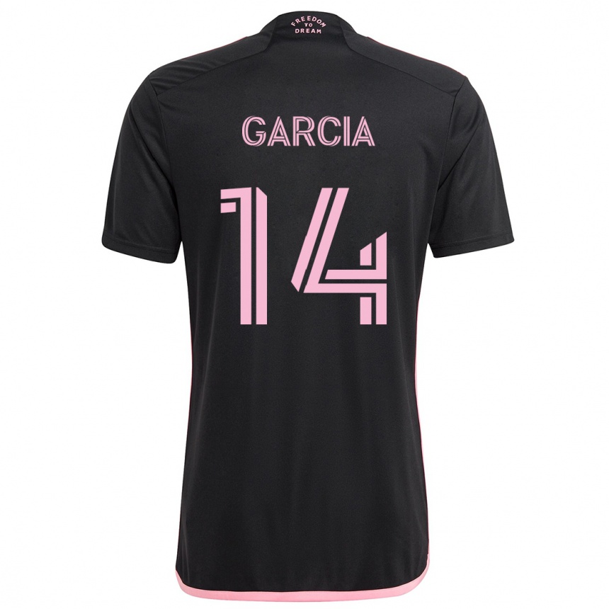 Enfant Football Maillot Santiago Garcia #14 Noir Tenues Extérieur 2024/25 Canada