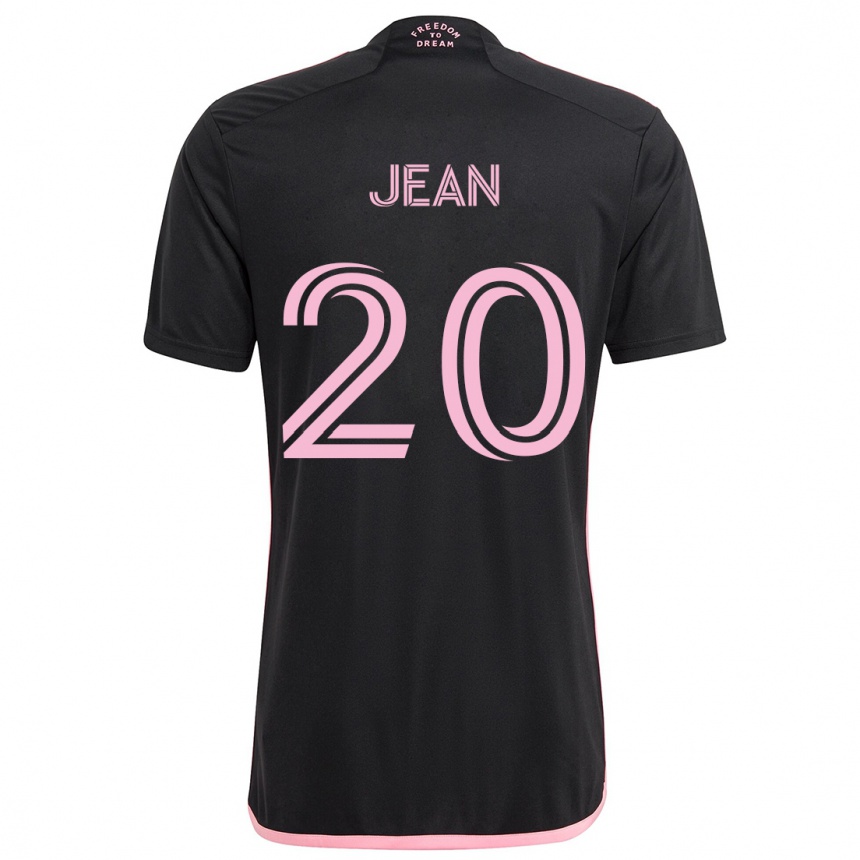 Kids Football Corentin Jean #20 Black Away Jersey 2024/25 T-Shirt Canada