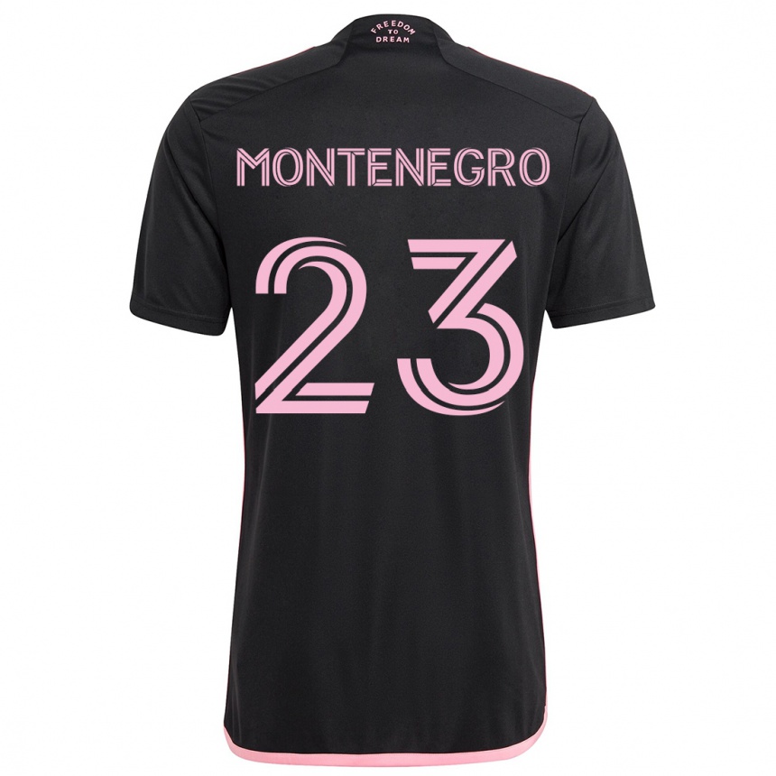 Enfant Football Maillot Ricardo Montenegro #23 Noir Tenues Extérieur 2024/25 Canada