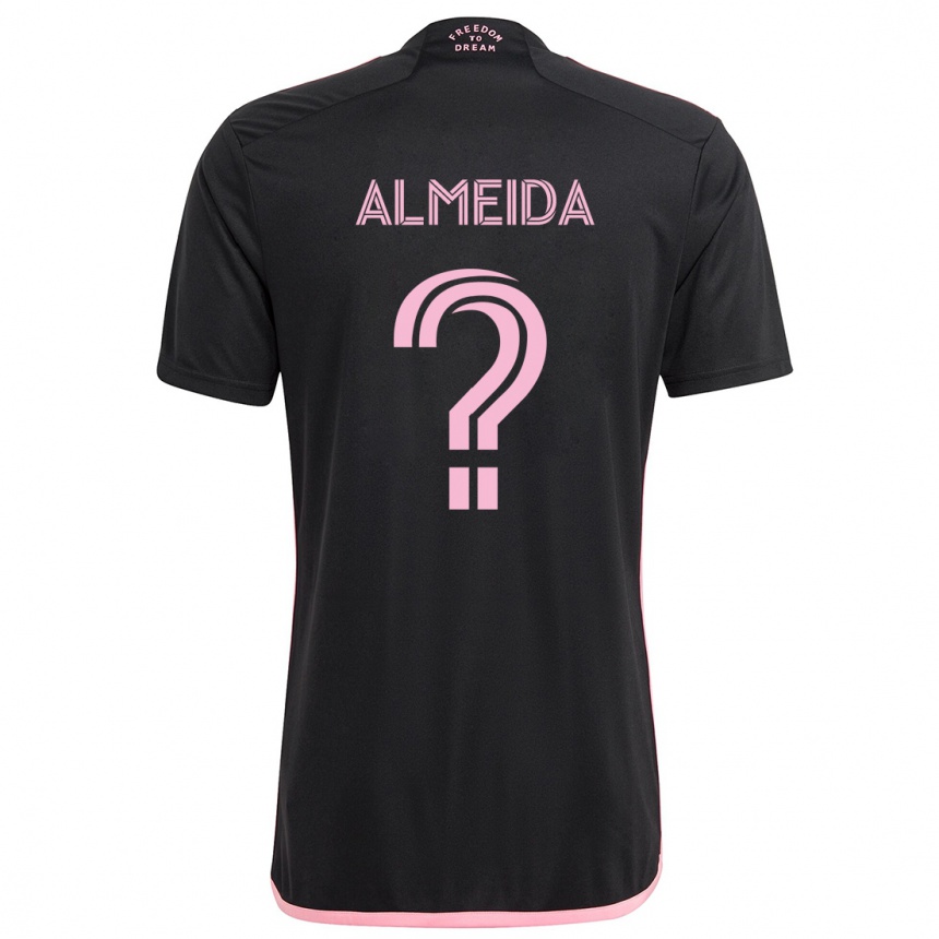 Enfant Football Maillot Nicholas Almeida #0 Noir Tenues Extérieur 2024/25 Canada