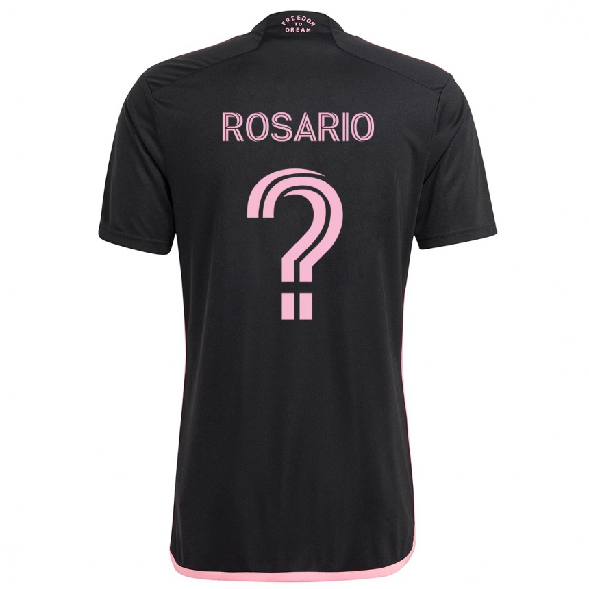 Enfant Football Maillot Adrian Rosario #0 Noir Tenues Extérieur 2024/25 Canada