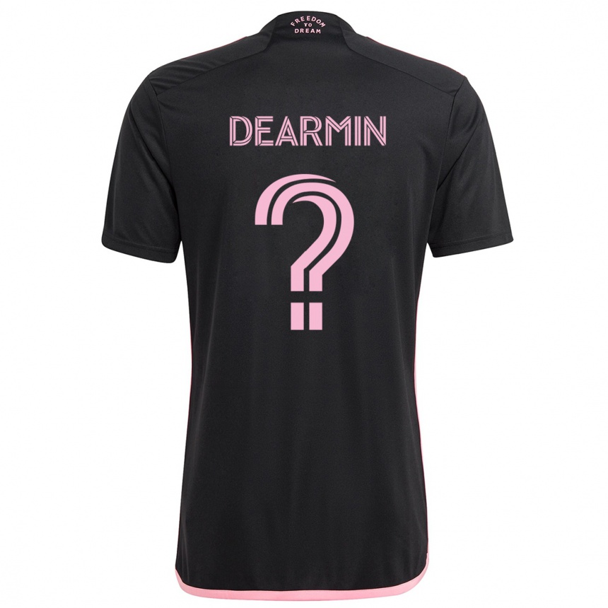 Enfant Football Maillot Nash Dearmin #0 Noir Tenues Extérieur 2024/25 Canada