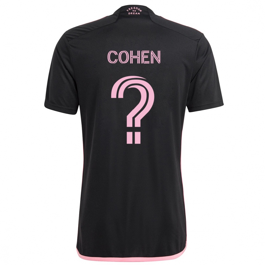 Enfant Football Maillot Yuval Cohen #0 Noir Tenues Extérieur 2024/25 Canada