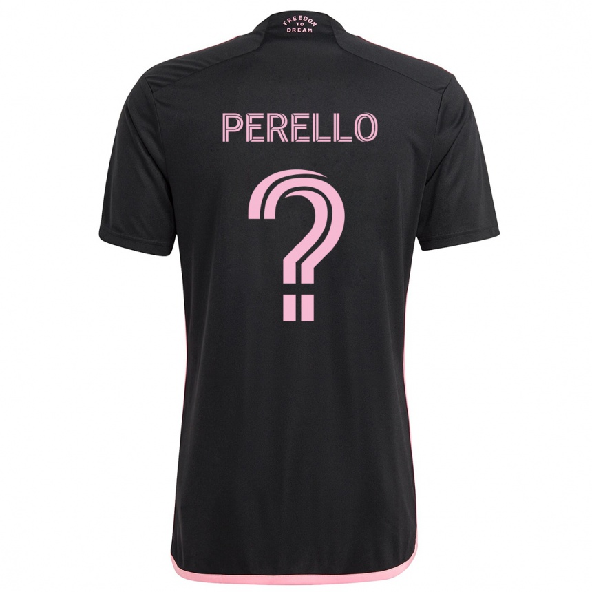 Enfant Football Maillot Sergio Perello #0 Noir Tenues Extérieur 2024/25 Canada