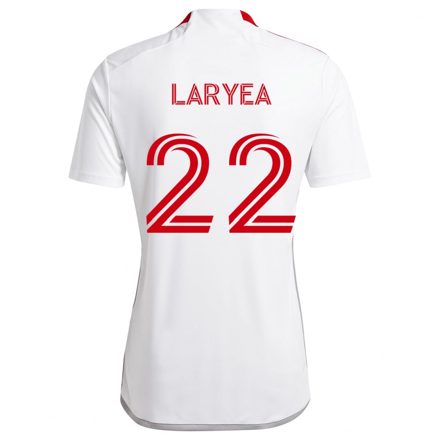 Kids Football Richie Laryea #22 White Red Away Jersey 2024/25 T-Shirt Canada