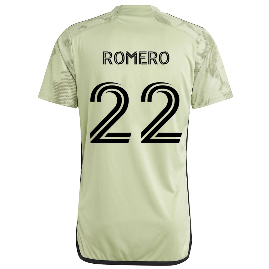 Kids Football Abraham Romero #22 Light Green Away Jersey 2024/25 T-Shirt Canada