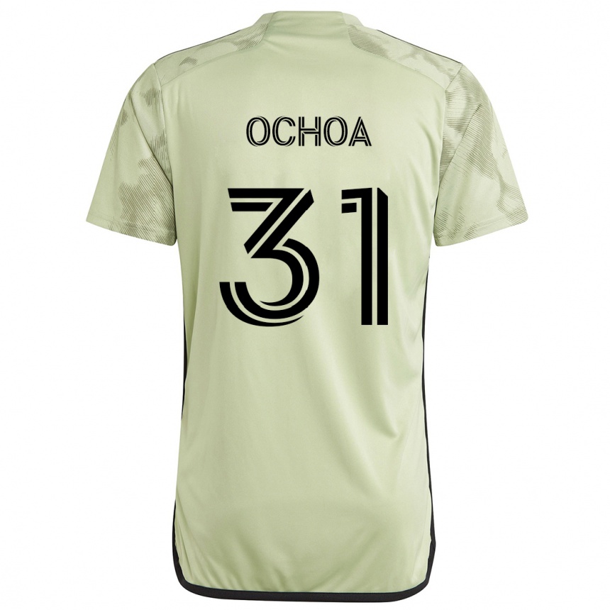 Enfant Football Maillot David Ochoa #31 Vert Clair Tenues Extérieur 2024/25 Canada