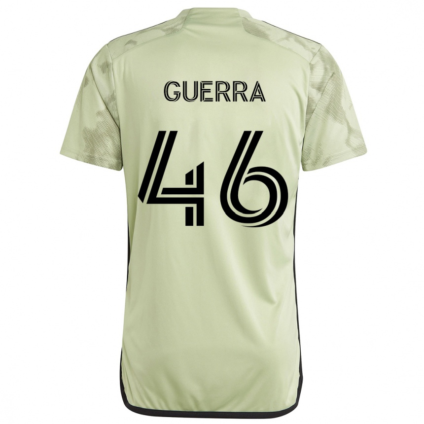 Enfant Football Maillot Decarlo Guerra #46 Vert Clair Tenues Extérieur 2024/25 Canada