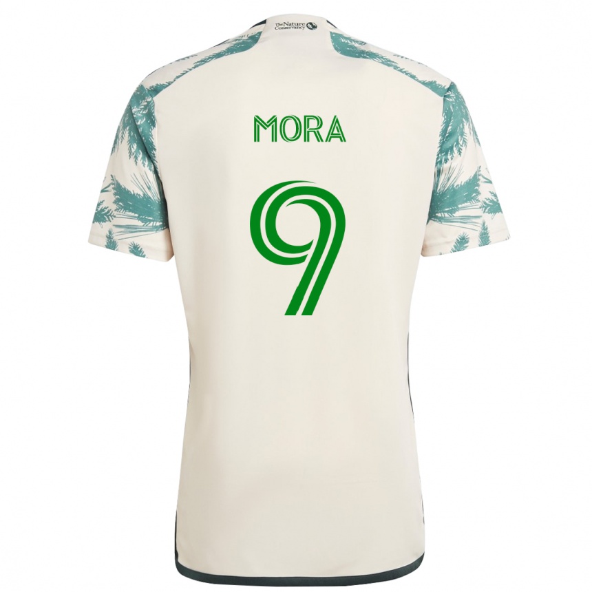 Enfant Football Maillot Felipe Mora #9 Beige Marron Tenues Extérieur 2024/25 Canada