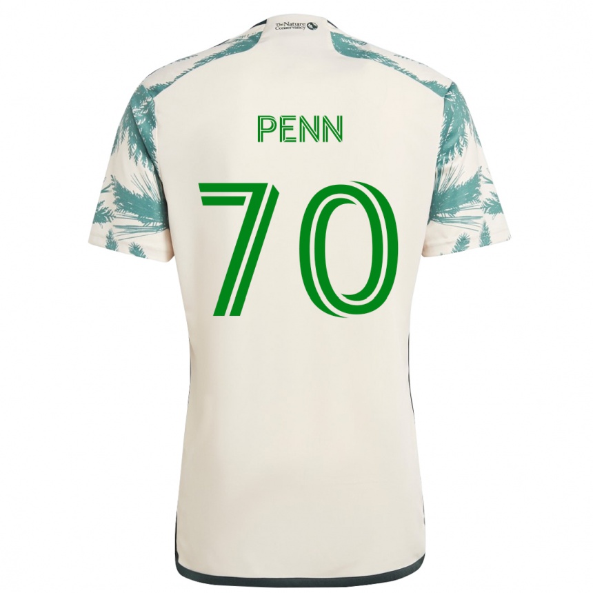 Enfant Football Maillot Josh Penn #70 Beige Marron Tenues Extérieur 2024/25 Canada