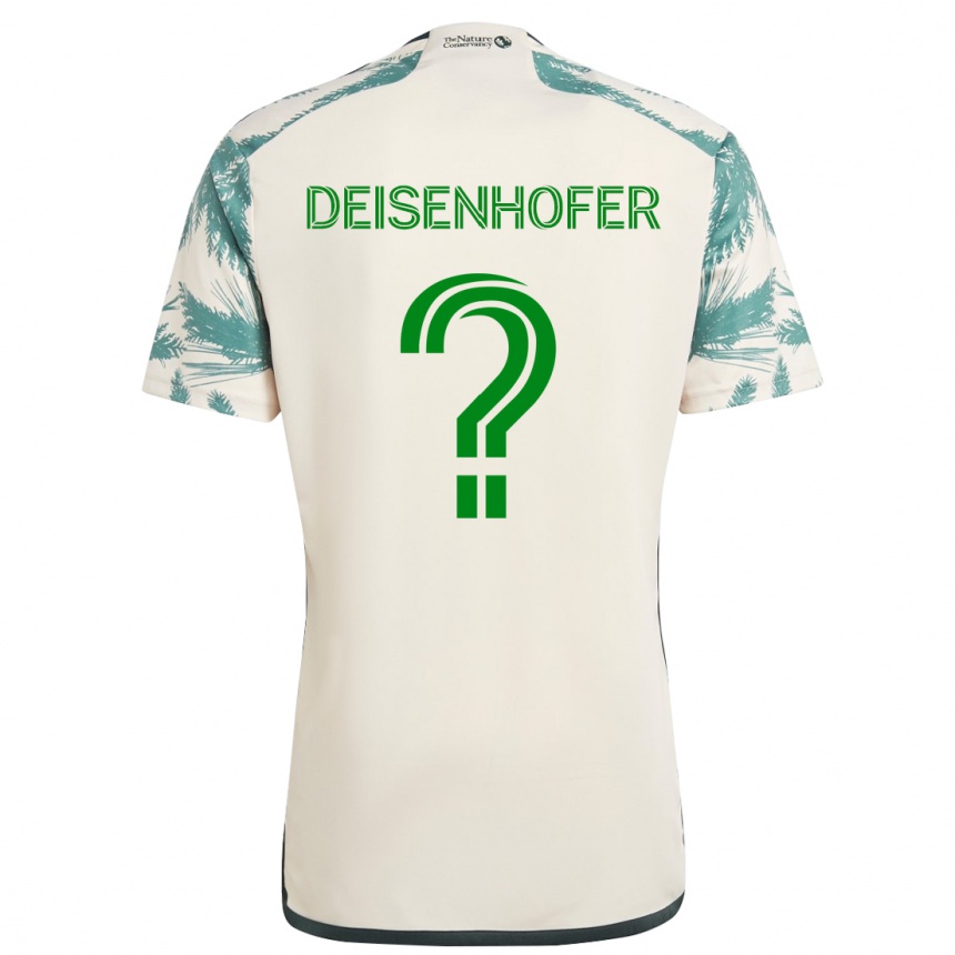 Enfant Football Maillot Maximilian Deisenhofer #0 Beige Marron Tenues Extérieur 2024/25 Canada