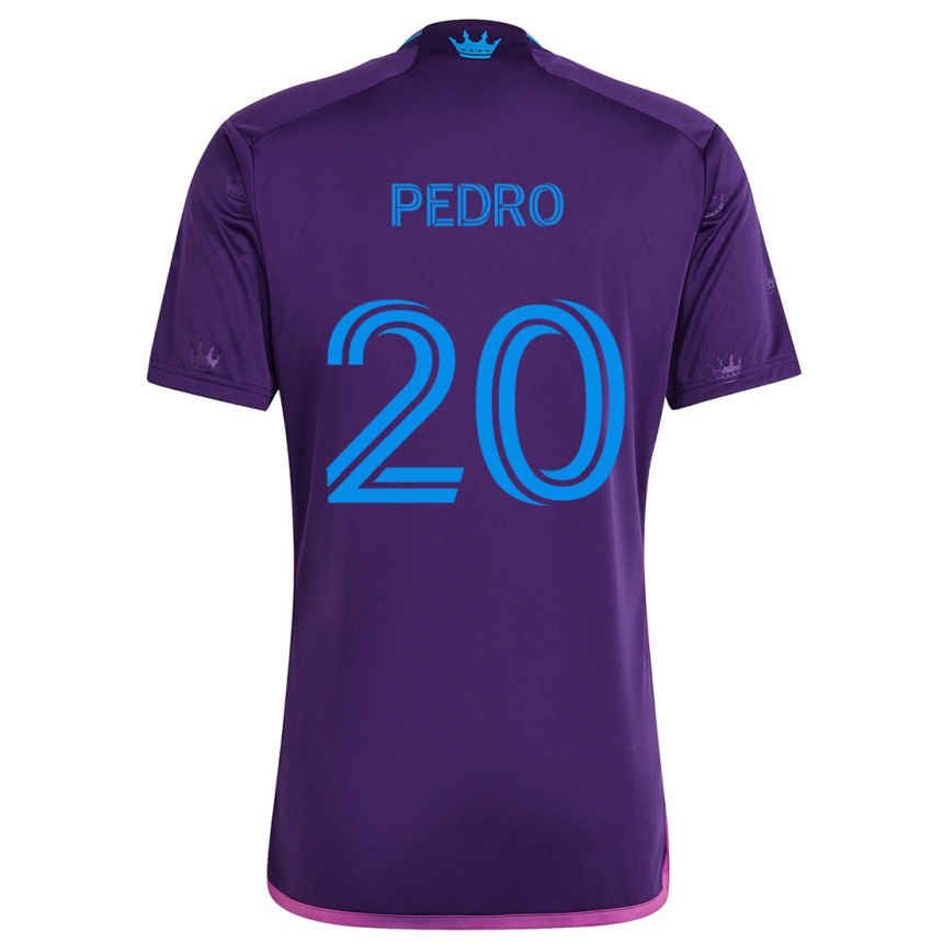 Enfant Football Maillot João Pedro #20 Bleu Violet Tenues Extérieur 2024/25 Canada