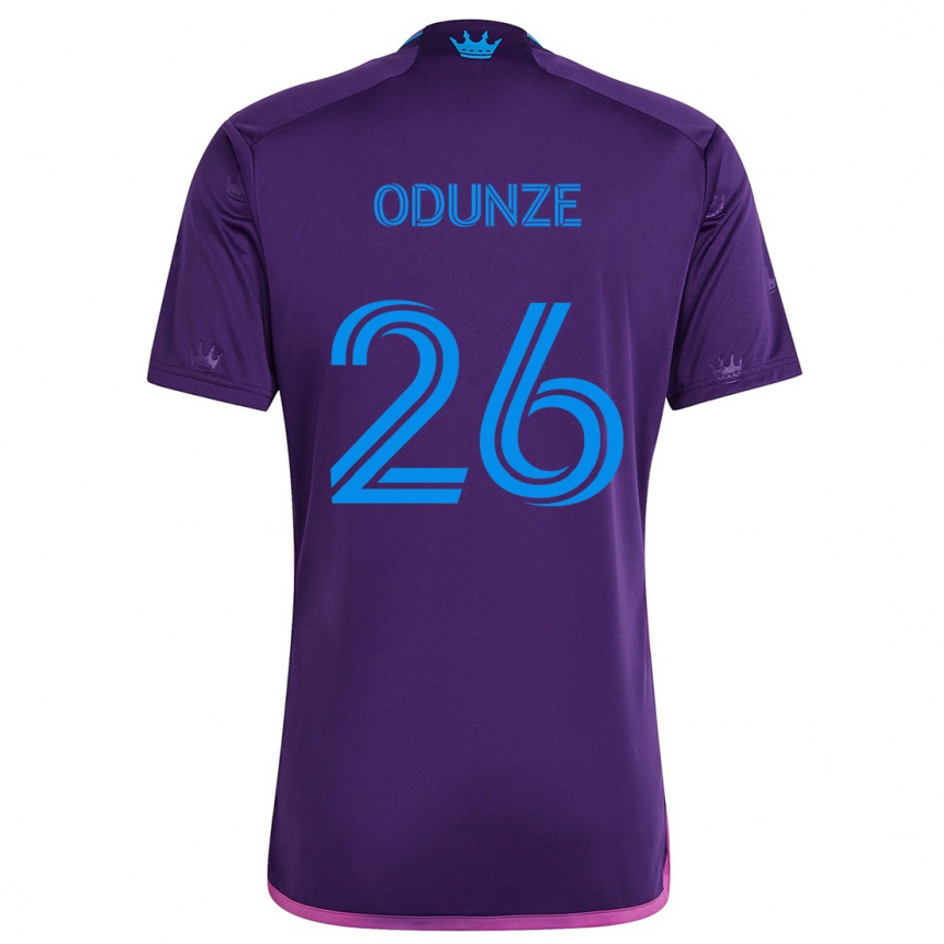 Enfant Football Maillot Chituru Odunze #26 Bleu Violet Tenues Extérieur 2024/25 Canada