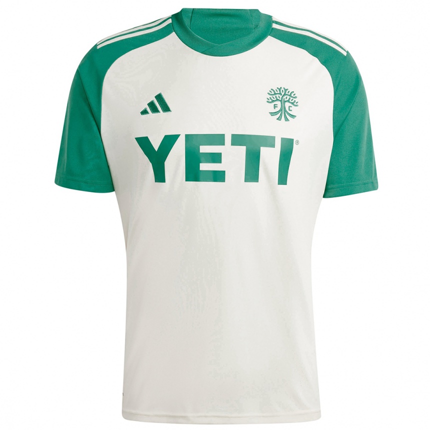 Enfant Football Maillot Marcus Alstrup #1 Couleurs Beiges Vert Tenues Extérieur 2024/25 Canada