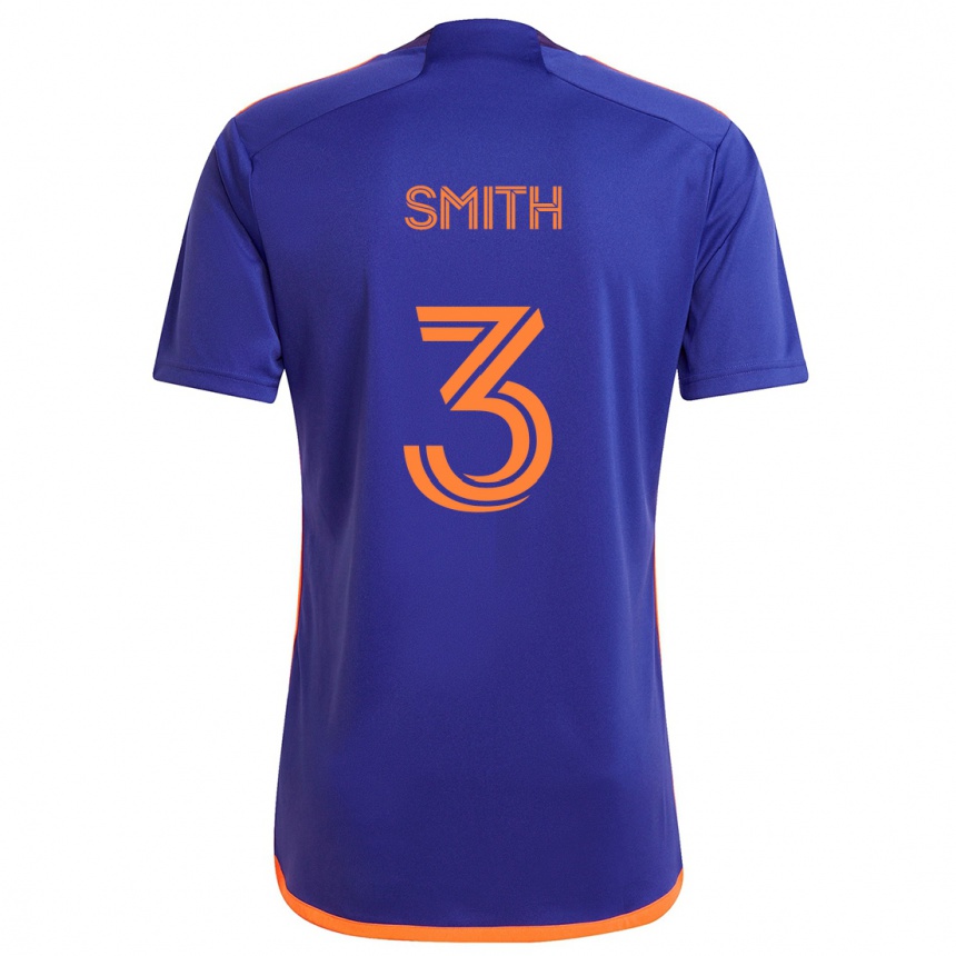 Enfant Football Maillot Brad Smith #3 Violet Orange Tenues Extérieur 2024/25 Canada