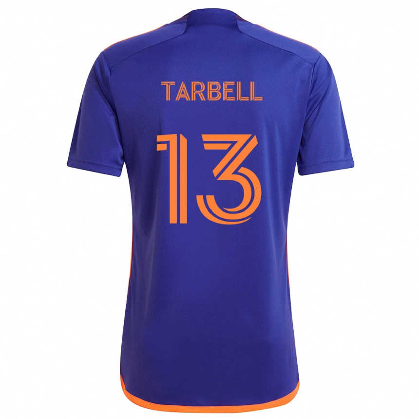 Enfant Football Maillot Andrew Tarbell #13 Violet Orange Tenues Extérieur 2024/25 Canada