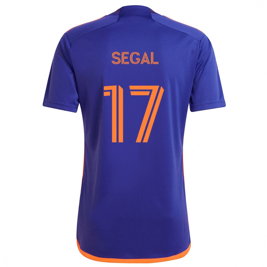 Enfant Football Maillot Gabriel Segal #17 Violet Orange Tenues Extérieur 2024/25 Canada