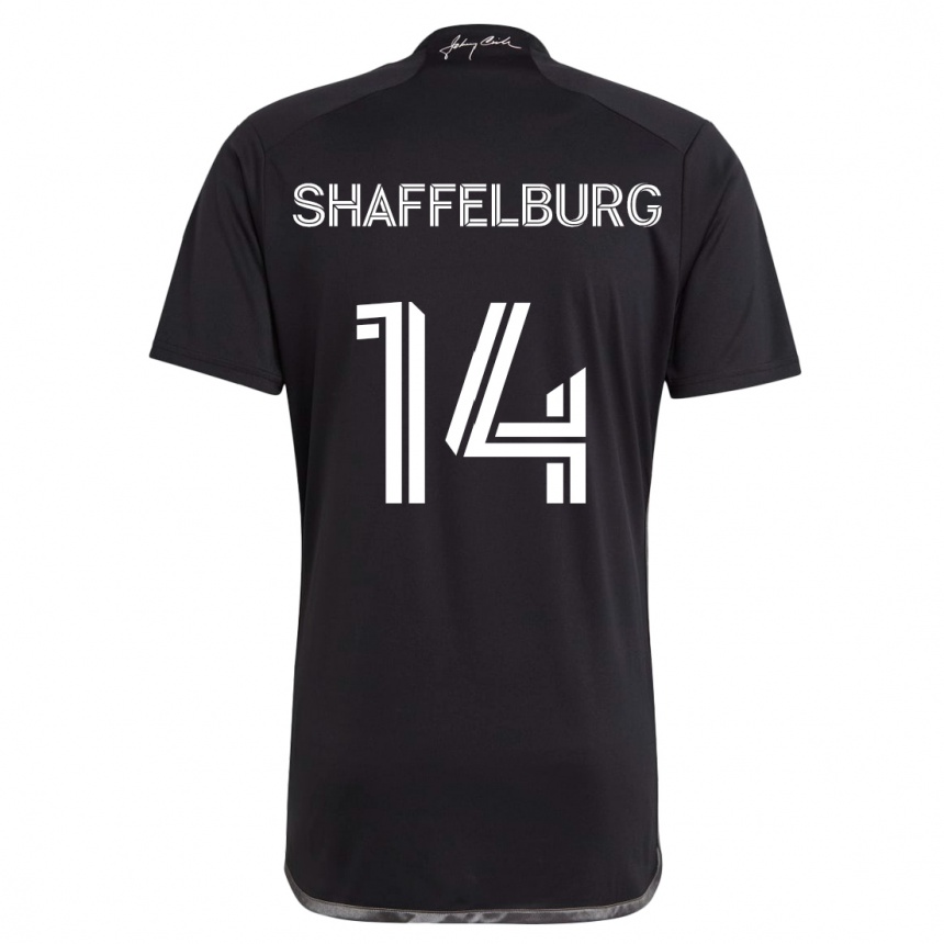 Kids Football Jacob Shaffelburg #14 Black Away Jersey 2024/25 T-Shirt Canada