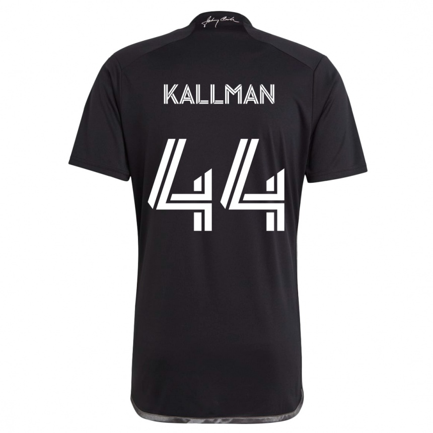 Enfant Football Maillot Brent Kallman #44 Noir Tenues Extérieur 2024/25 Canada